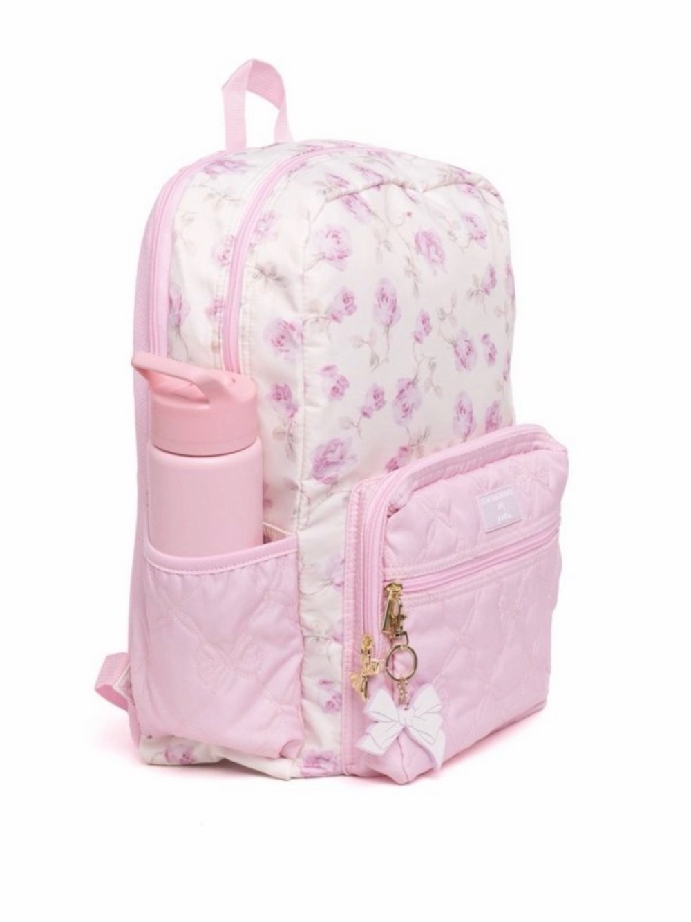LoveShackFancy x Target Yoobi Ribbon Rosa Backpack - Picture 4 of 5